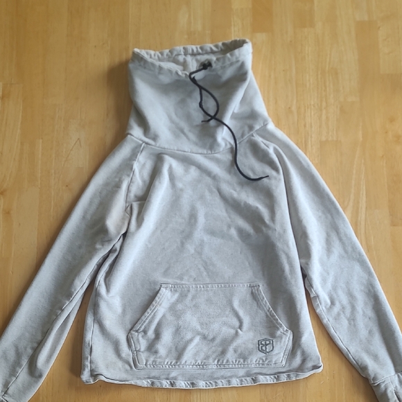 Born Primitive Tops - Born Primitive Gray Pullover Hoodie